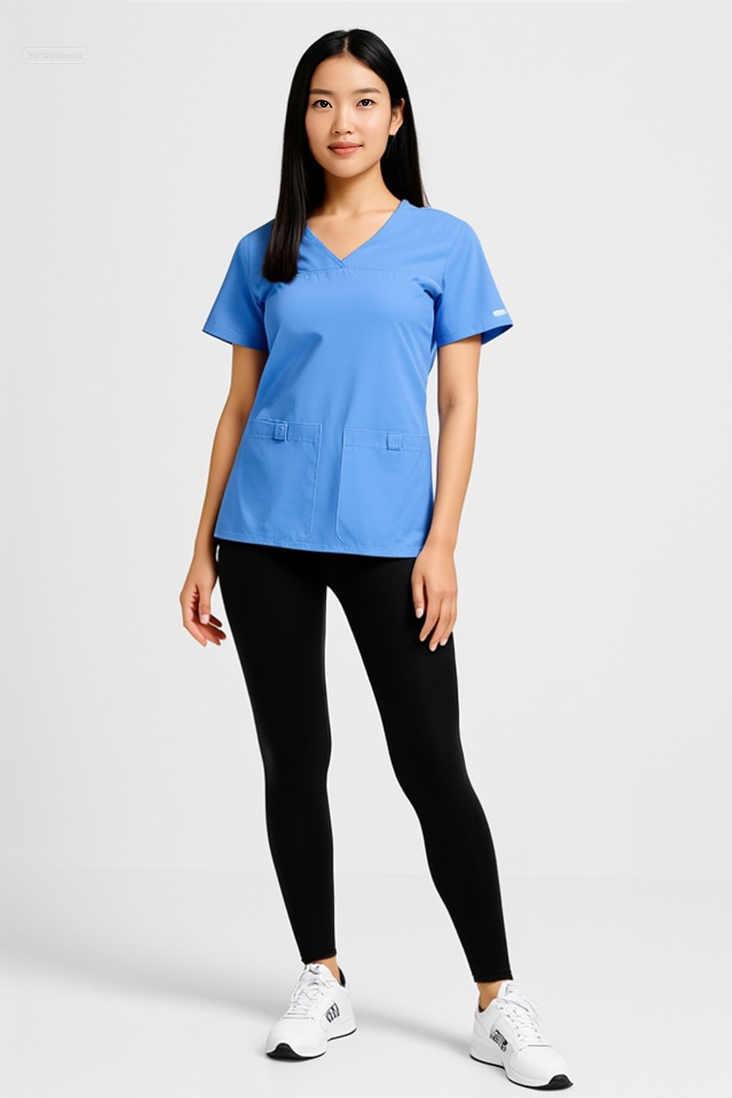 BLUSA DAMA CHEROKEE FLEXIBLE 2968 CIEB