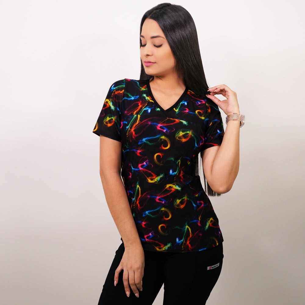 BLUSA DAMA RIPHOLIA ESTAMPADA 2336