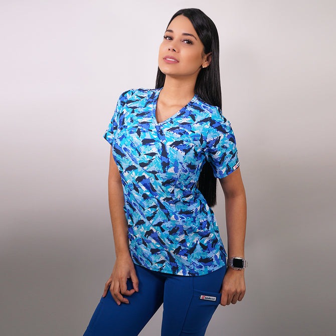 BLUSA DAMA RIPHOLIA ESTAMPADA 2358