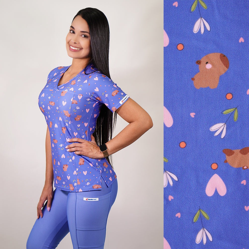 BLUSA DAMA RIPHOLIA 2495 ESTAMPADA