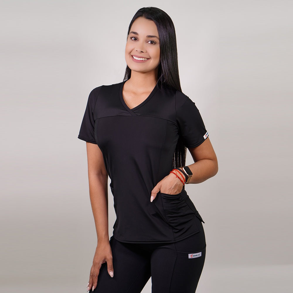 BLUSA DAMA RIPHOLIA 763 NEGRO