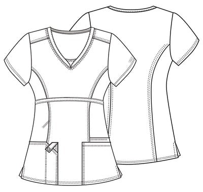 BLUSA DAMA CHEROKEE 24703 REDW